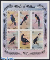 Belize/British Honduras 1978 Birds S/s, Mint NH, Nature - Birds - Birds Of Prey - Ducks - Parrots - British Honduras (...-1970)