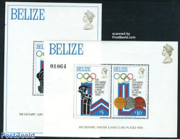 Belize/British Honduras 1979 Olympic Winter Games 2 S/s, Mint NH, Sport - Olympic Winter Games - Honduras Británica (...-1970)