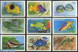 Bahamas 1987 Fish 9v, With Year 1987 (see Also 1986,1990 Issues, Mint NH, Nature - Fish - Fishes