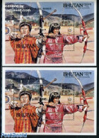 Bhutan 1986 Olympic Winners 2 S/s, Mint NH, Sport - Olympic Games - Bhutan