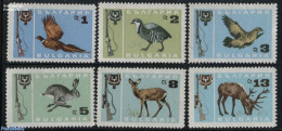 Bulgaria 1967 Hunting 6v, Mint NH, Nature - Various - Animals (others & Mixed) - Birds - Deer - Hunting - Poultry - Ra.. - Neufs