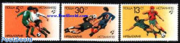 Bulgaria 1982 World Cup Football 3v, Mint NH, Sport - Football - Unused Stamps
