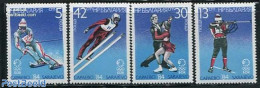 Bulgaria 1984 Olympic Winter Games 4v, Mint NH, Sport - Olympic Winter Games - Skating - Skiing - Ongebruikt