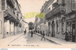 Montargis (45) - CPA  1925 La Rue Du Loing - Bureau De Tabac - Édit. Lévy Fils & Cie - Montargis