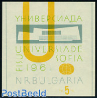 Bulgaria 1961 Universiade S/s, Mint NH, Sport - Sport (other And Mixed) - Ongebruikt