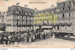 BIARRITZ (64) CPA 1923 HÔTEL CONTINENTAL RENDEZ-VOUS DE CHASSE - N°91 ÉDIT. A. SIMONS - CLICHÉ MENDIBOURE - Biarritz