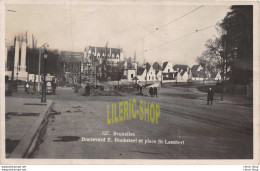 BRUXELLES 1935 BOULEVARD E. BOCKSTAEL ET PLACE ST-LAMBERT - Lanen, Boulevards