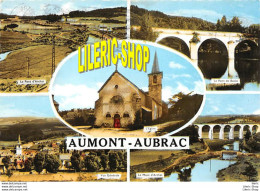 AUMONT-AUBRAC (48) -  CPSM 1966 MULTI VUES  ÉDITIONS ARTAUD - Aumont Aubrac
