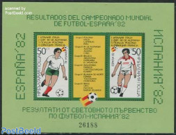 Bulgaria 1982 World Cup Football S/s, Mint NH, Sport - Football - Nuevos