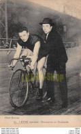 WIELERSPORT CICLISMO CYCLING BERNARD LEENE SPRINTER CHAMPION DE HOLLANDE  Cliché Meurisse ± 1928 - Radsport