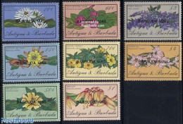 Barbuda 1986 Flowers 8v, Mint NH, Nature - Flowers & Plants - Barbuda (...-1981)