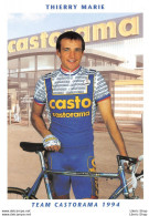 CYCLISME CYCLING CICLISMO RADFAHREN WIELERSPORT  TEAM CASTORAMA 1994 ▬ THIERRY MARIE - Cyclisme