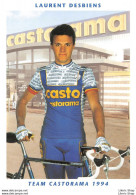 CYCLISME CYCLING CICLISMO RADFAHREN WIELERSPORT  TEAM CASTORAMA 1994 ▬ LAURENT DESBIENS - Cycling