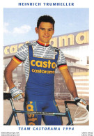 CYCLISME CYCLING CICLISMO RADFAHREN WIELERSPORT  TEAM CASTORAMA 1994 ▬ HEINRICH TRUMHELLER - Cyclisme