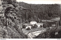 LA CHAPELLE-GENESTE (43) ►CPSM ±1950 - Le Viaduc Du Chemin De Fer - Bâtiment De La Colonie►Éd. CAP - Autres & Non Classés