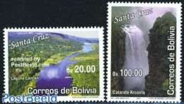 Bolivia 2007 Santa Cruz 2v, Mint NH, Nature - Water, Dams & Falls - Bolivië