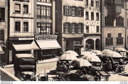 AK ± 1950►BASEL : Schönes Anblick Auf Die Markplatz Mit Alter LKW ▬ Photo U. Verlag Gebr. Frey, Basel - Other & Unclassified