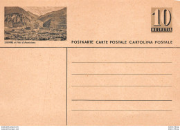 ENTIER POSTAL/GANZSACHE/POSTAL STATIONARY - ILLUSTRATION Sierre Et Val D' Anniviers - Enteros Postales