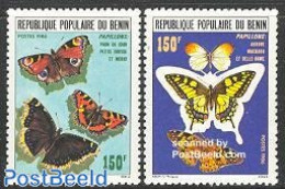 Benin 1986 Butterflies 2v, Mint NH, Nature - Butterflies - Unused Stamps