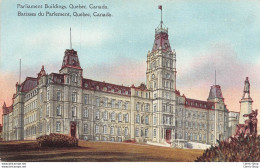 VINTAGE POSTCARD  ±1920 - Parliament Buildings - Quebec City  - The Post Card & Greeting Card CO LTD., TORONTO - Québec - La Cité
