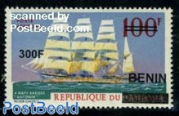 Benin 2009 Ship Overprint 1v, Mint NH, Transport - Ships And Boats - Ongebruikt