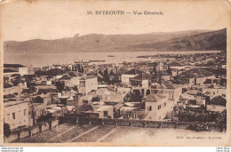 VINTAGE POSTCARD 1921 - Beyrouth ,Vue Générale, - Líbano