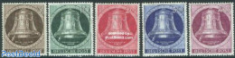 Germany, Berlin 1951 Freedom Bell 5v, Mint NH - Unused Stamps