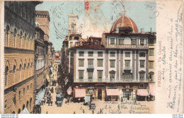 Vintage Postcard 1904 - Firenze Via Calzaioli - Firenze (Florence)