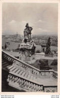 VINTAGE POSTCARD ± 1950 - HUNGARY BUDAPEST VIEW WITH PRINCE EUGENE MONUMENT - Hungary