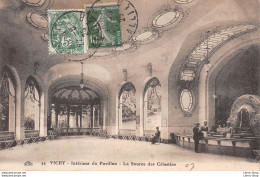 VICHY (03) CPA 1925 - Intérieur Du Pavillon - La Source Des Célestins  - Éd. CAP - Vichy