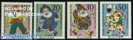 Germany, Berlin 1970 Puppets On A String 4v SPECIMEN, Mint NH, Performance Art - Various - Circus - Toys & Children's .. - Unused Stamps