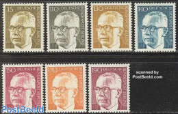 Germany, Berlin 1972 Definitives, Heinemann 7v, Mint NH - Unused Stamps