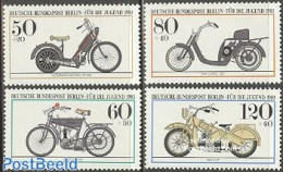 Germany, Berlin 1983 Motor Cycles 4v, Mint NH, Transport - Motorcycles - Unused Stamps