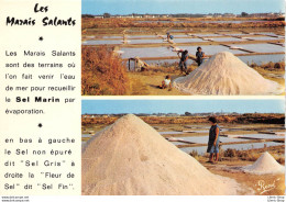 PRESQU'ILE GUÉRANDAISE ►CPASM ±1970 Paludières Récoltant Le Sel Dans Les Marais Salants ÉDIT. R. URSEAU - Artesanal