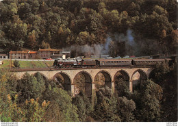 CPSM - Train Spécial à Vapeur 141 R 1187 Le 5 Octobre 1975 Sur Le Viaduc Près De Thiers - Phot. A. MARCHAND - Eisenbahnen