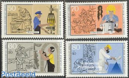 Germany, Berlin 1987 Youth, Handicrafts 4v, Mint NH, Art - Handicrafts - Unused Stamps