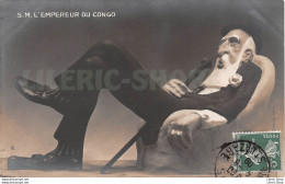 CPA 1909 - Maquette Du Sculpteur César GIRIS - S.M LÉOPOLD II ROI Des Belges Empereur Du CONGO Éd. A.N - Satiriques