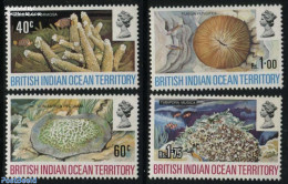 British Indian Ocean 1972 Corals 4v, Mint NH, Nature - Shells & Crustaceans - Vie Marine