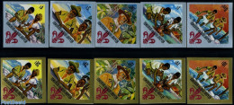 Burundi 1967 Scouting 10v Imperforated, Mint NH, Sport - Scouting - Otros & Sin Clasificación