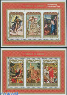 Burundi 1971 Easter 2 S/s, Mint NH, Religion - Religion - Art - Paintings - Andere & Zonder Classificatie