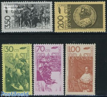 Brazil 1972 Independence 5v, Mint NH, History - Nature - History - Horses - Ungebraucht