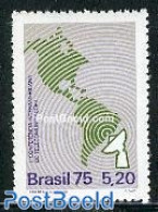 Brazil 1975 CITEL 1v, Mint NH, Science - Telecommunication - Nuovi