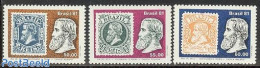 Brazil 1981 Stamp Day 3v, Mint NH, Stamp Day - Stamps On Stamps - Nuovi