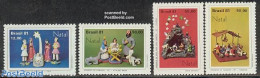 Brazil 1981 Christmas 4v, Mint NH, Religion - Christmas - Unused Stamps