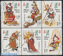 Macao 2000 Literature 6v [++], Mint NH, Nature - Monkeys - Art - Fairytales - Unused Stamps