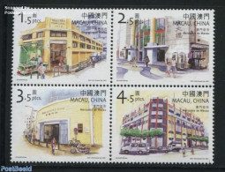 Macao 2001 Markets 4v [+], Mint NH, Sport - Transport - Various - Cycling - Automobiles - Motorcycles - Street Life - Unused Stamps