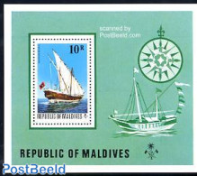 Maldives 1975 Ships S/s, Mint NH, Transport - Ships And Boats - Boten