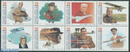 Micronesia 1993 Aviation Pioneers 8v [+++], Mint NH, Transport - Fokker Airplanes - Aircraft & Aviation - Vliegtuigen