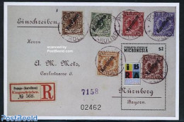 Micronesia 1999 IBRA S/s, Mint NH, History - Germans - Philately - Stamps On Stamps - Briefmarken Auf Briefmarken