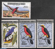 Mali 1961 Birds Overprints 4v, Mint NH, Nature - Birds - Mali (1959-...)